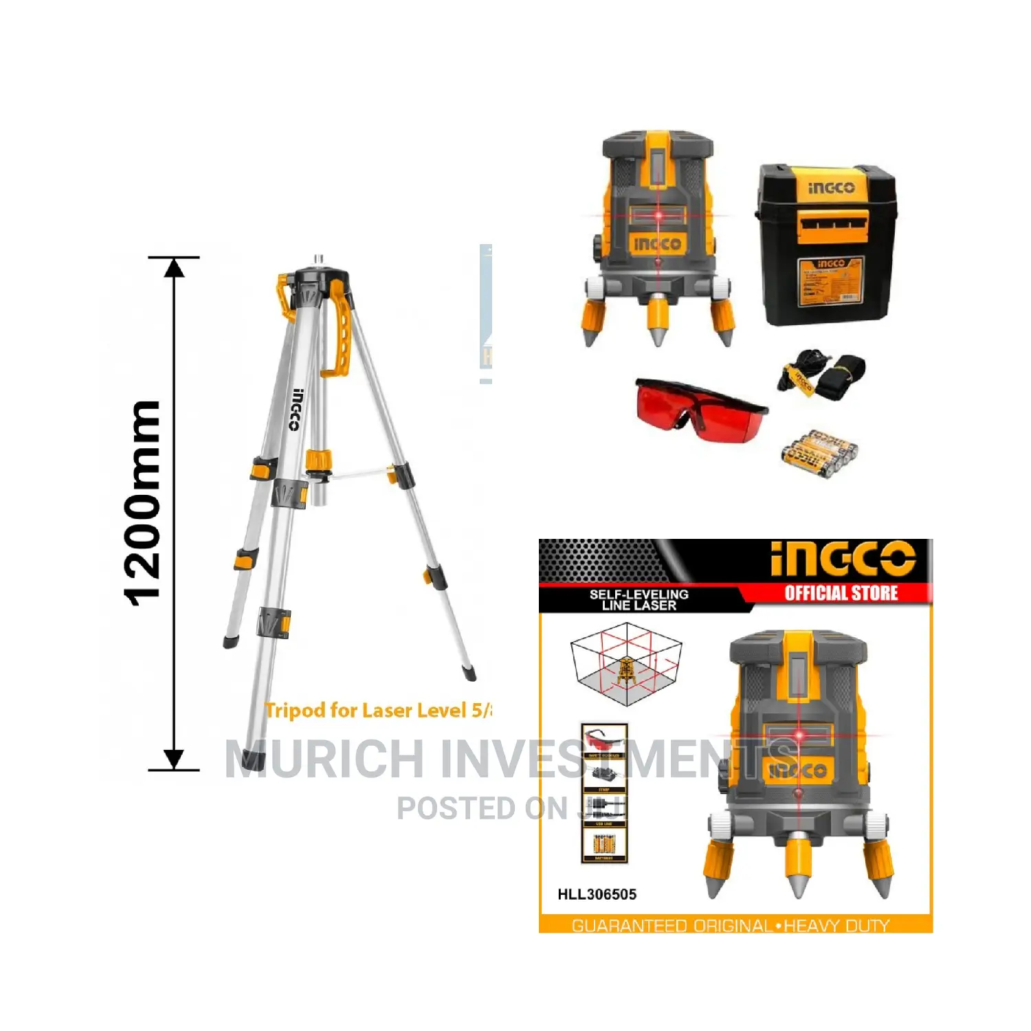 Ingco Self Leveling Line Laser 5 Lines