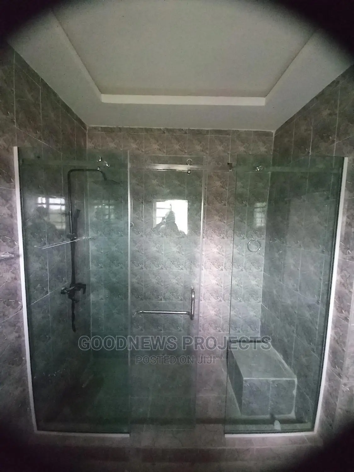 Sliding Shower Glass With Both Side Fixed
