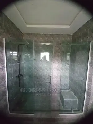 Sliding Shower Glass With Both Side Fixed