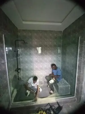 Sliding Shower Glass With Both Side Fixed