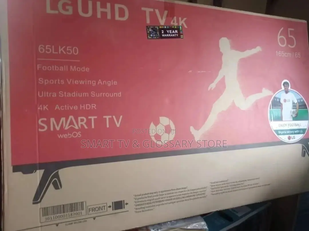 65" LG Smart Uhd TV