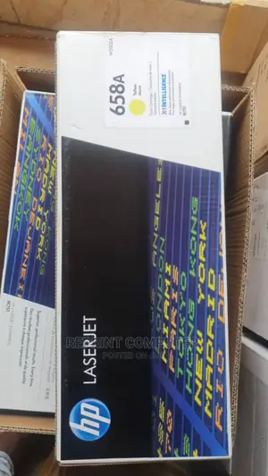 HP 658A Yellow Original Laserjet Toner Cartridge, W2001A