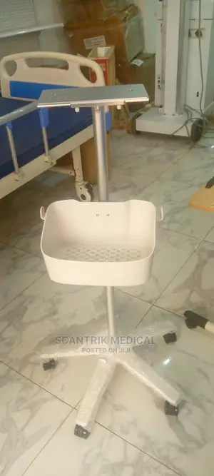 Quality Patient Monitor Roll Stand With Basket