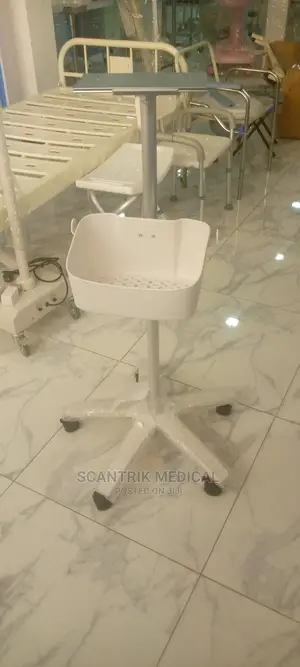 Portable Monitor Trolley, Patient Monitor Cart, Roll