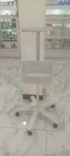 Aluminum Silent Wheels Patient Monitor Trolleys for Hospital