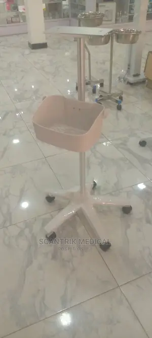 Portable Medical Tablet Cart Patient Monitor Trolley