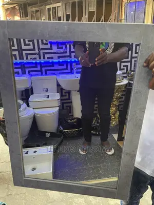 Wood Frame Mirror 1