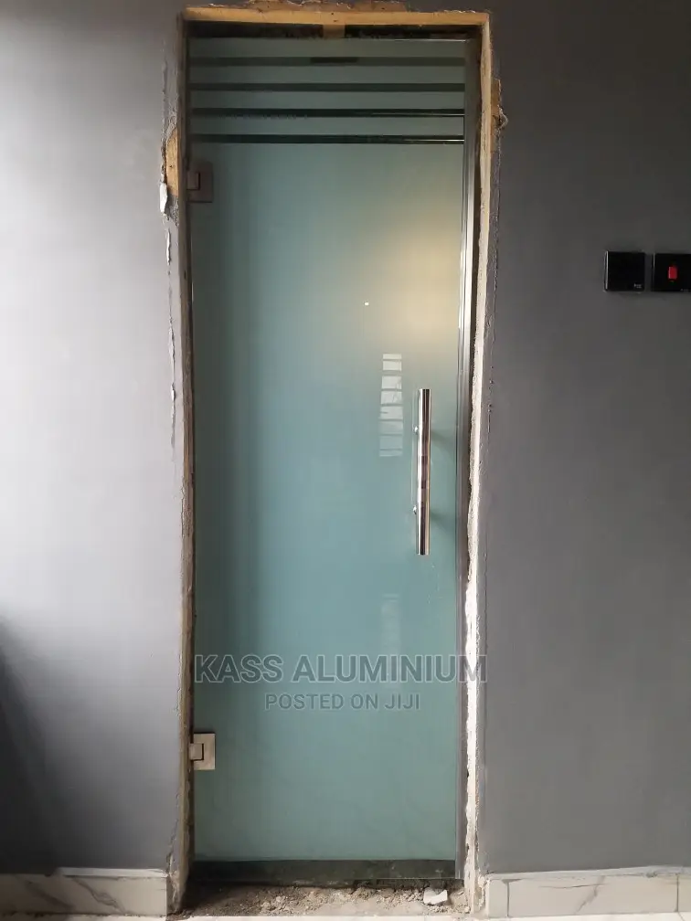 Full Frosted Hinge Glass Door