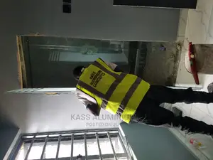 Full Frosted Hinge Glass Door