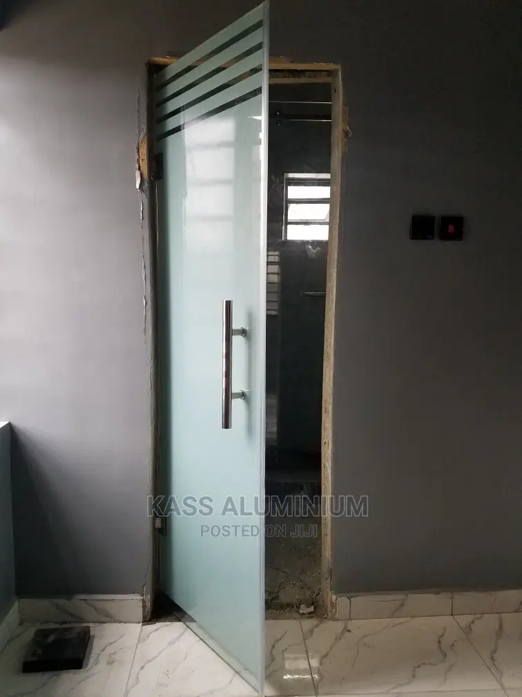 Full Frosted Hinge Glass Door