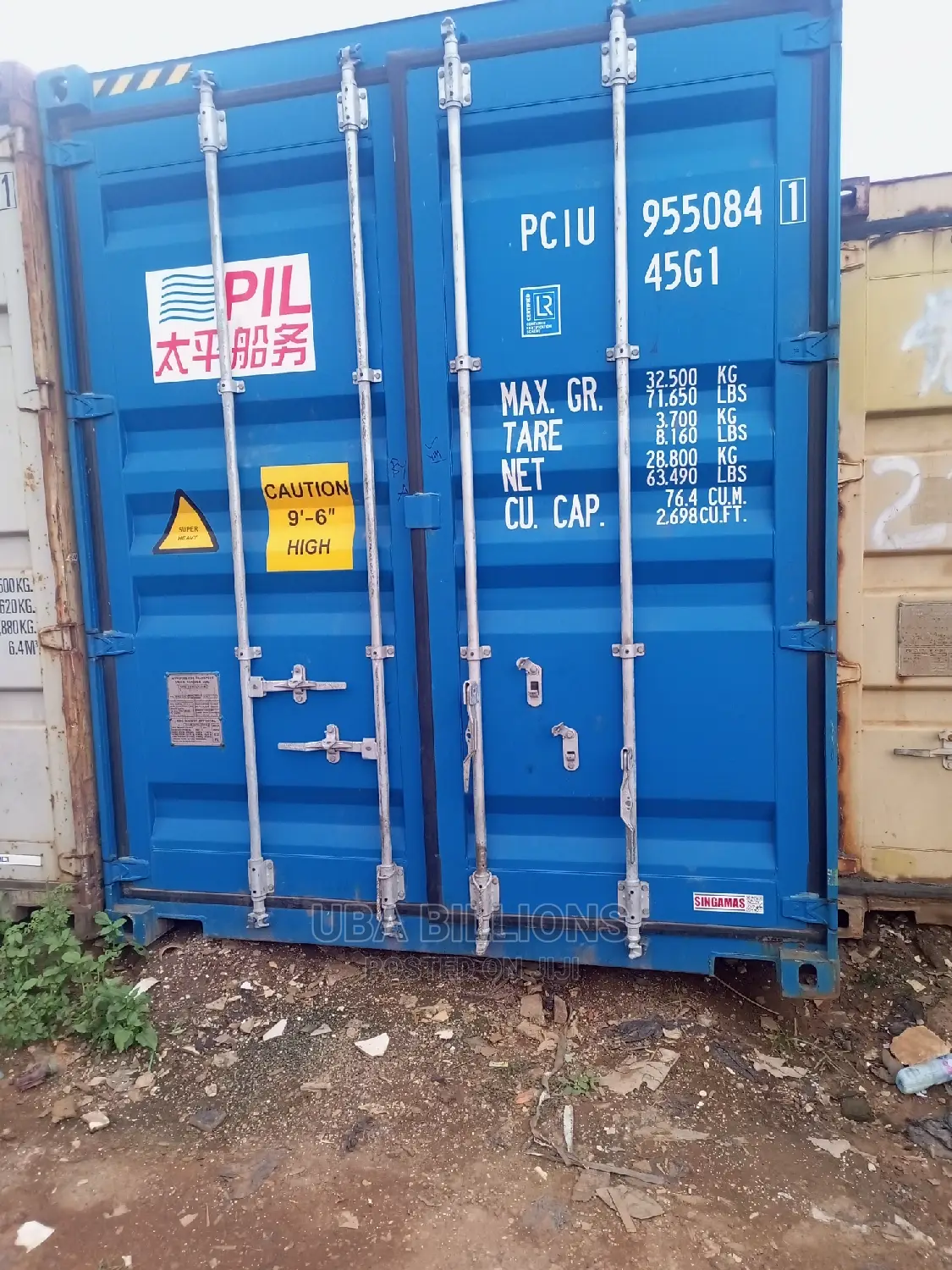 Empty 4o Feet Container for Sale