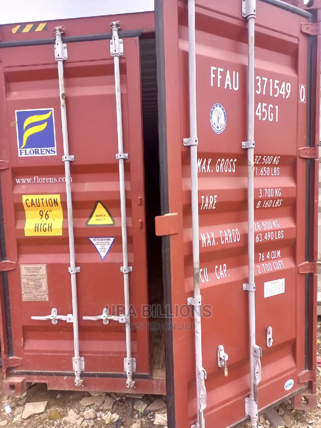 Empty 4o Feet Container for Sale
