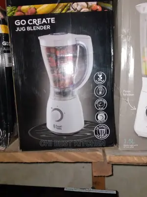 Russell Hobbs Go Create White Plastic Jug Blender