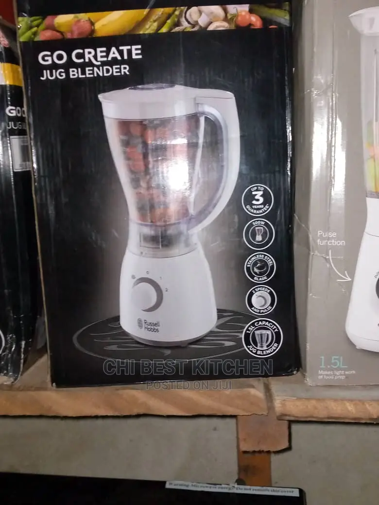 Russell Hobbs Go Create White Plastic Jug Blender