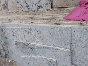 Ocean White Granite Slab