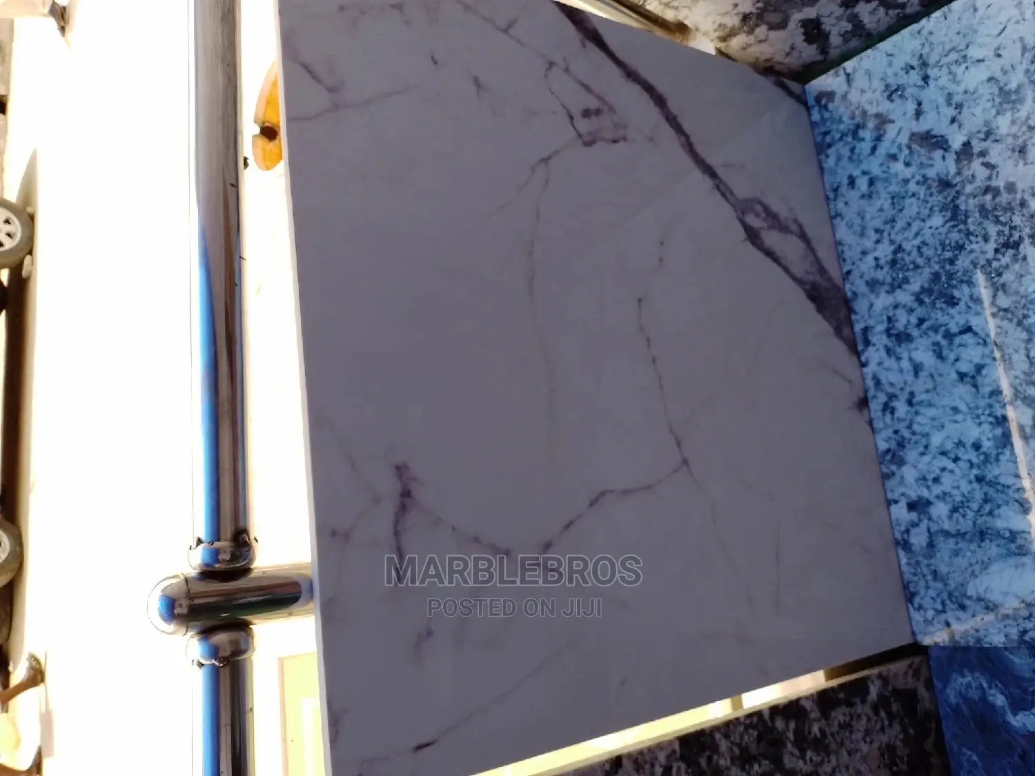 90x90 Italian White Marble Stone