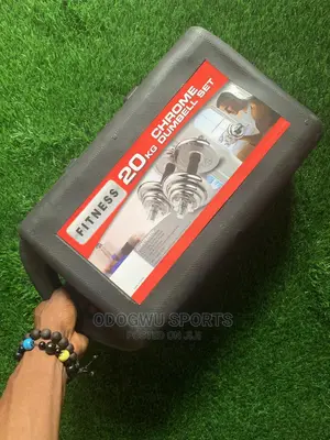 20kg Chrome Adjustable Dumbbell D4653