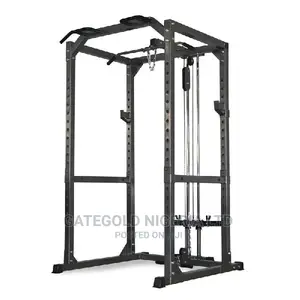 475RAD Heavy Duty Power Rack + Lat/Low Row Attachment + DIP