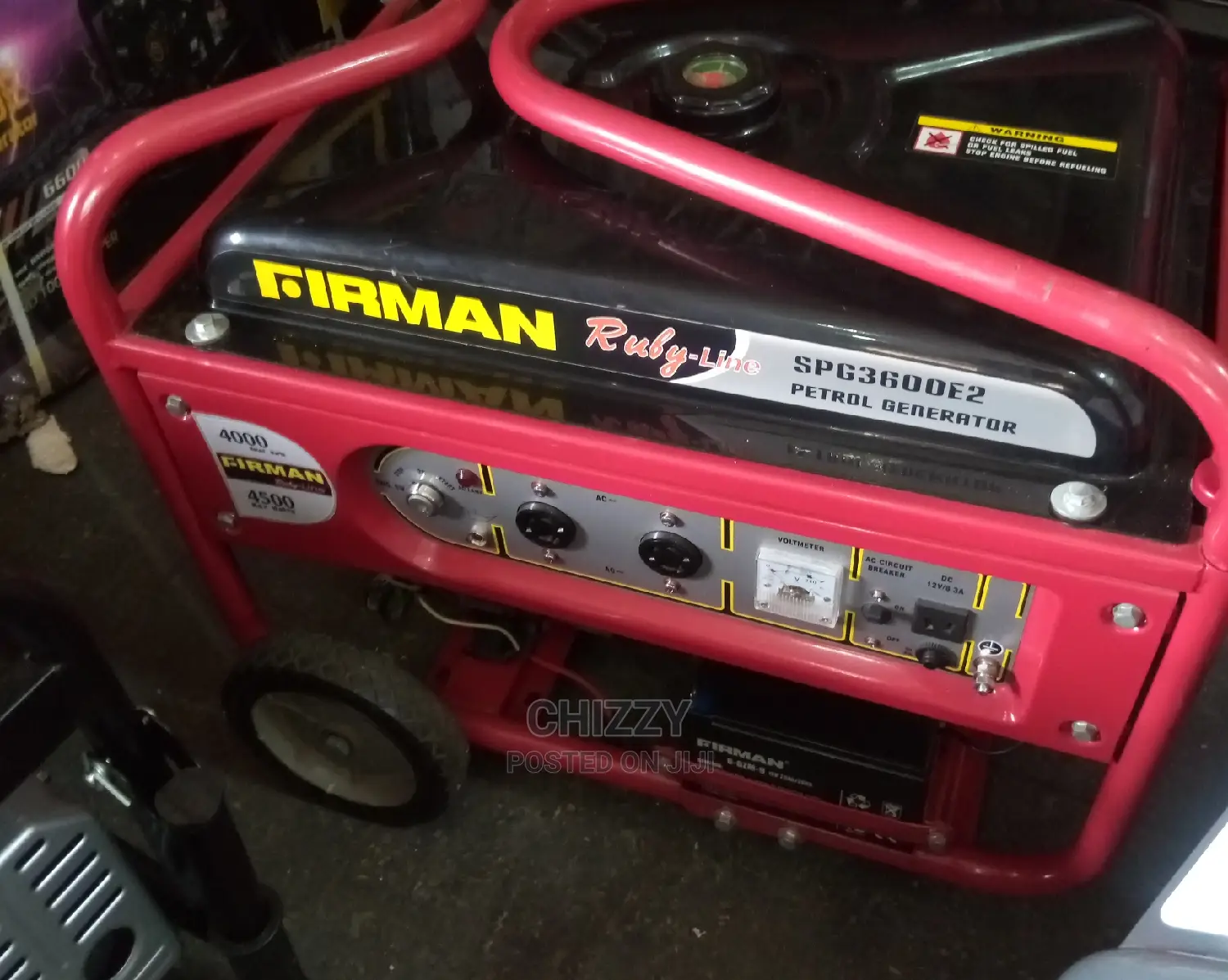 Firman Generator 100%Coper Wire 4.5kva