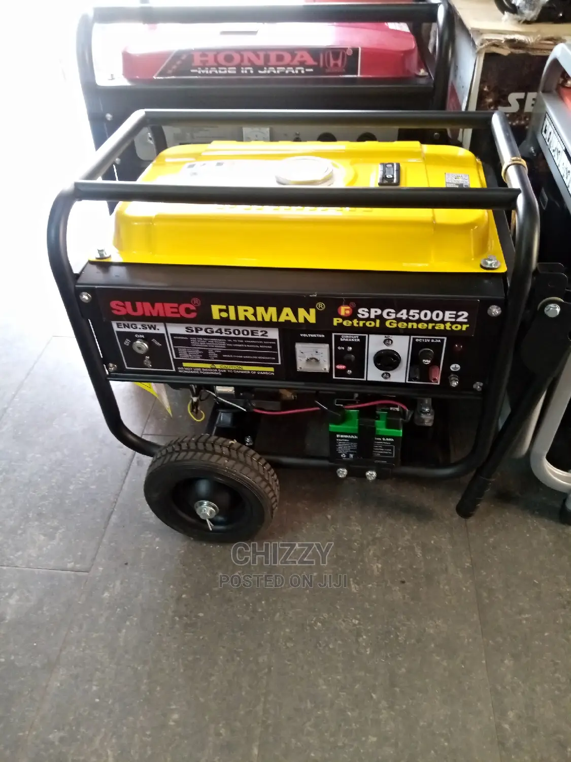 Firman Generators Pg4500 Keys Start 100%Coper Wire 4.5kva