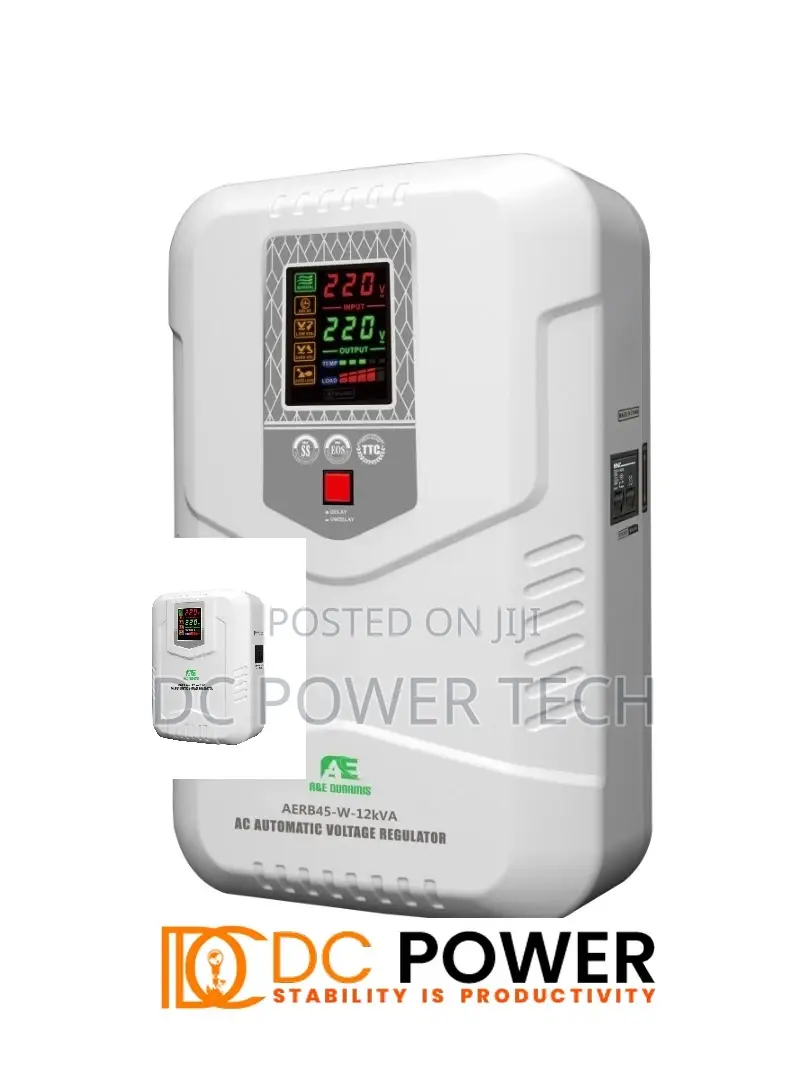 12KVA Relay Voltage Stabilizer (45v-270v)
