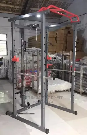 Photo - Brand New Power Rack With Lat Pull Down Squat Rack