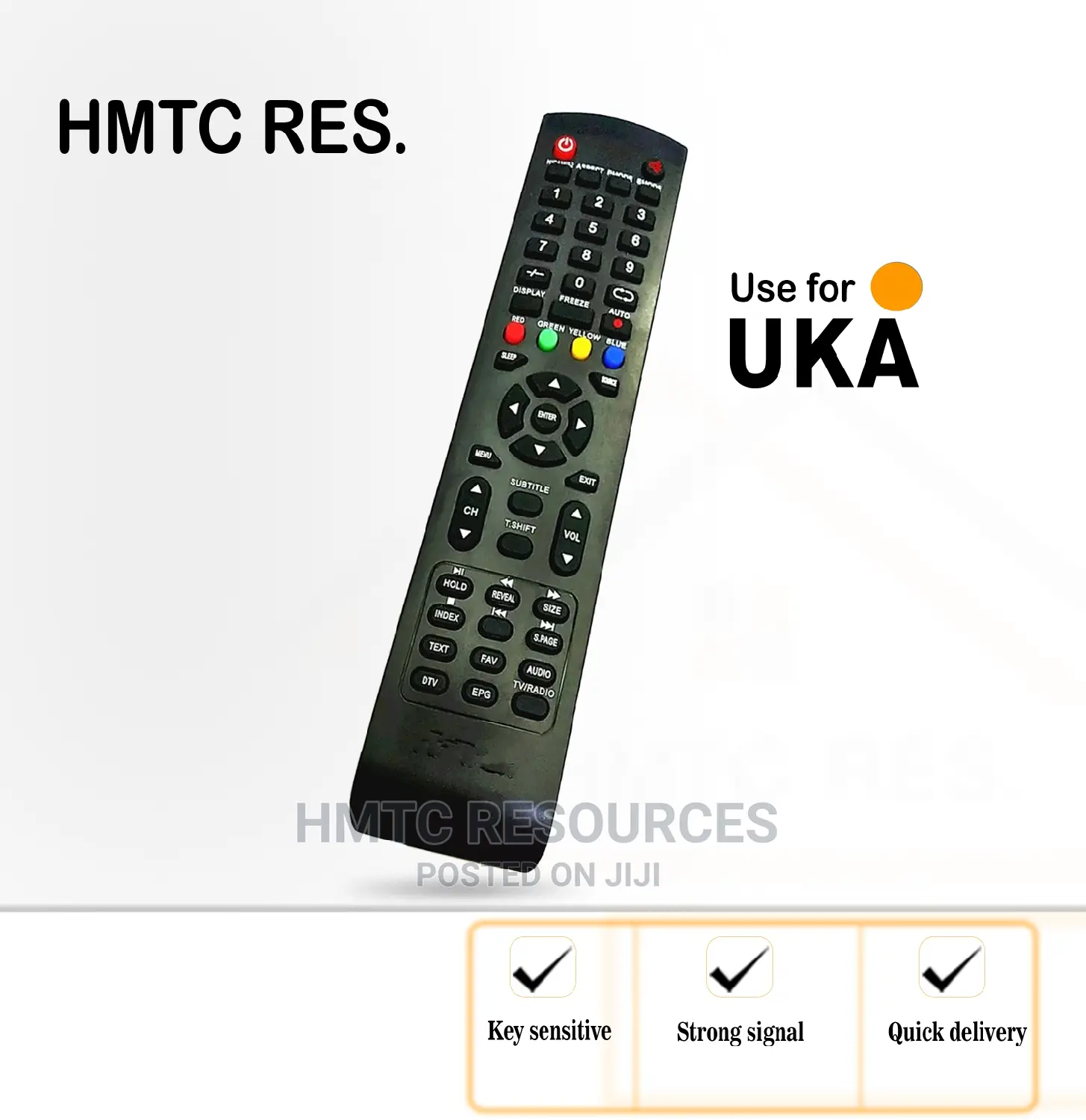New Replacement Remote Control for Uka Led Televisions