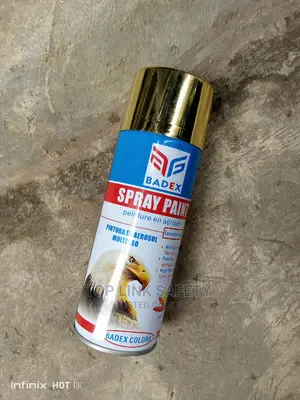 Spray Paint. Light Gold.