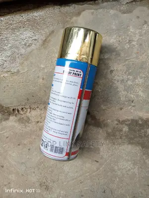 Spray Paint. Light Gold.