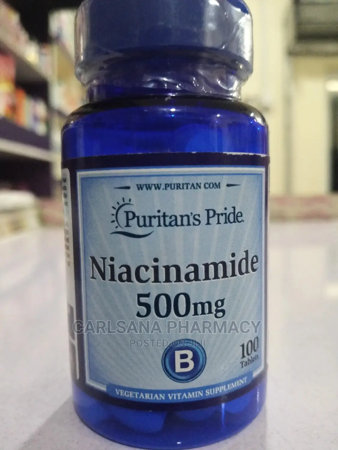 Puritans Pride Niacinamide 500mg
