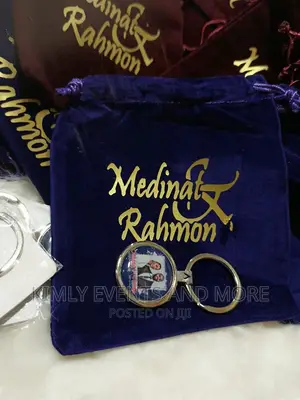 Branded Keyholders Surveniour in Branded Drawstring Bags