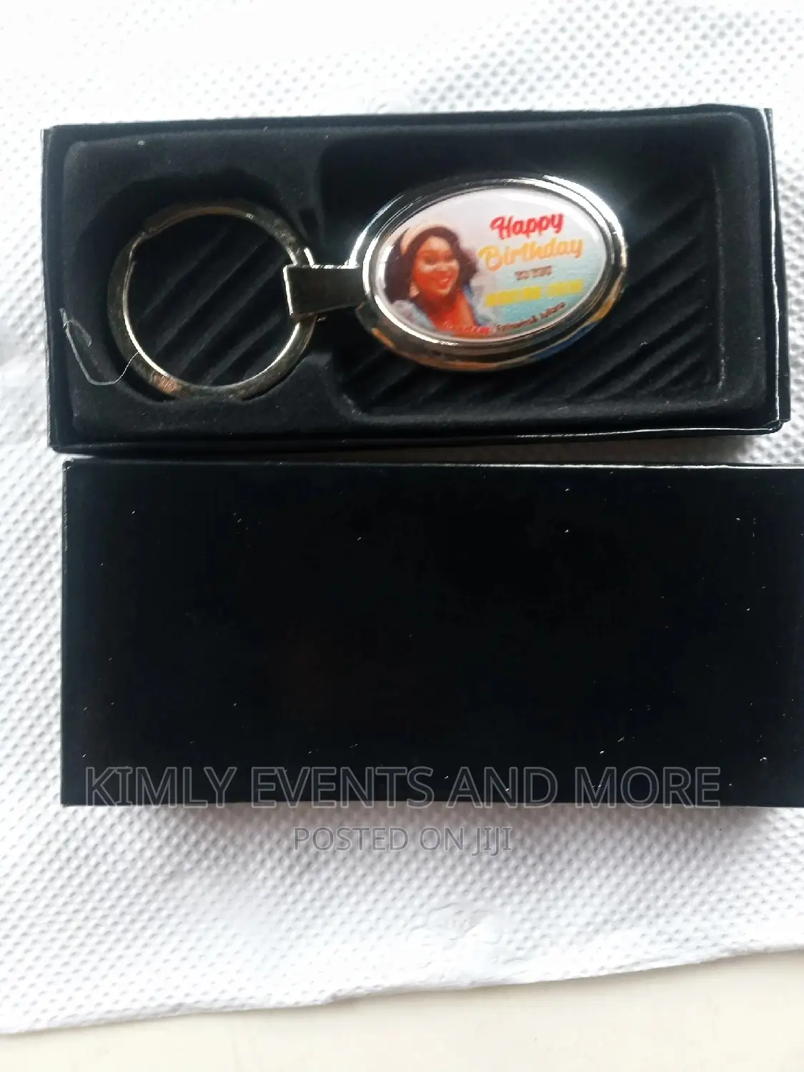 Branded Keyholders Surveniour in Branded Drawstring Bags