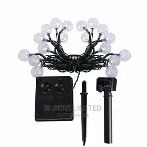 Solar LED Crystal Ball String Waterproof Fairy Light