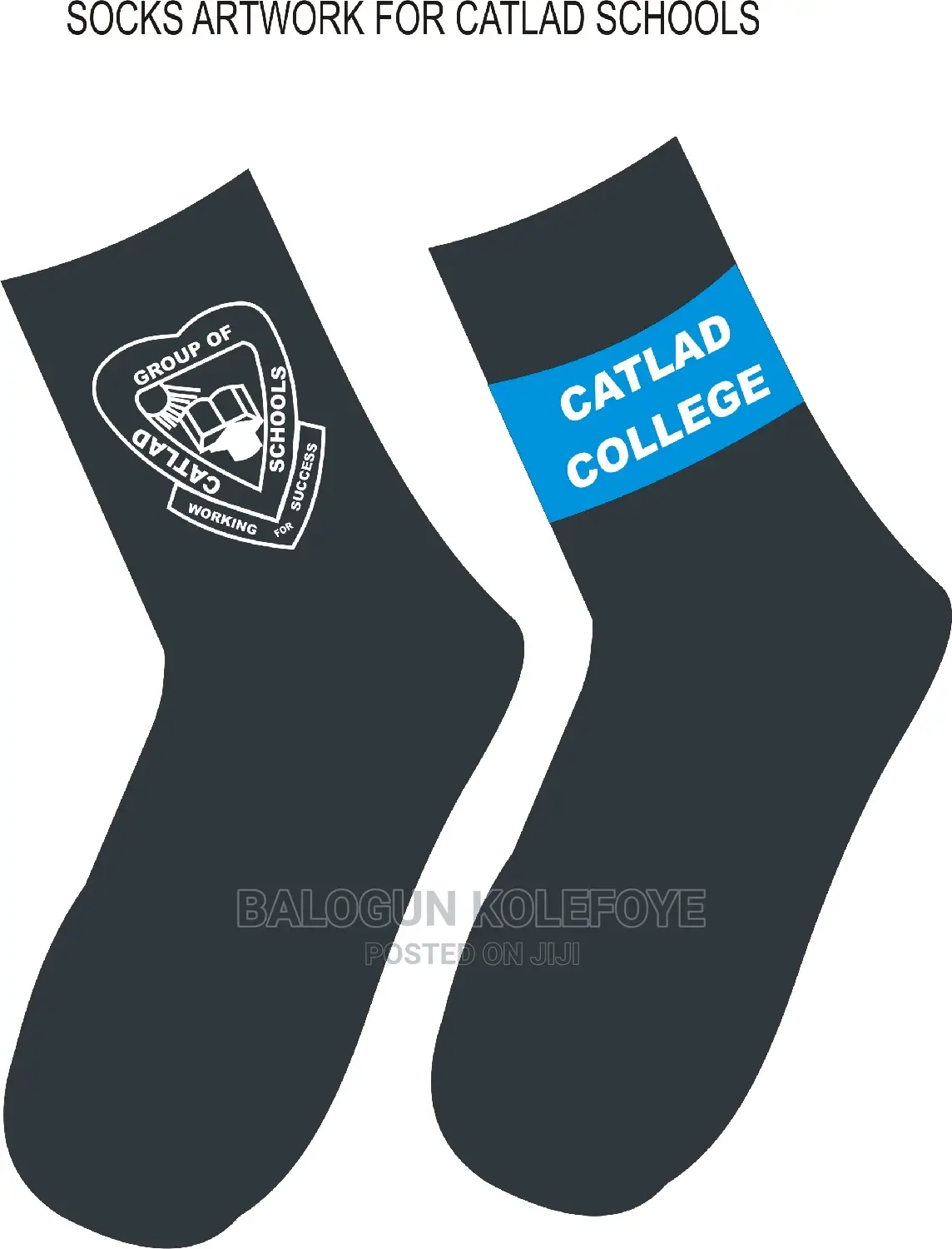 High Quality Plain / Customized Socks For School / Students