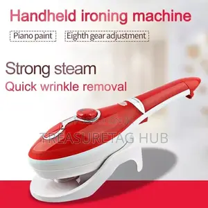 Red Steam Iron