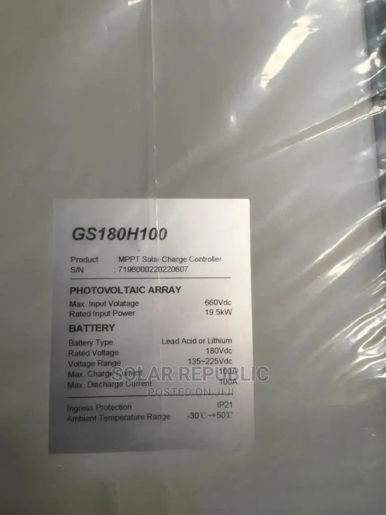 100a 180v Powerplus MPPT Solar Charge Controller
