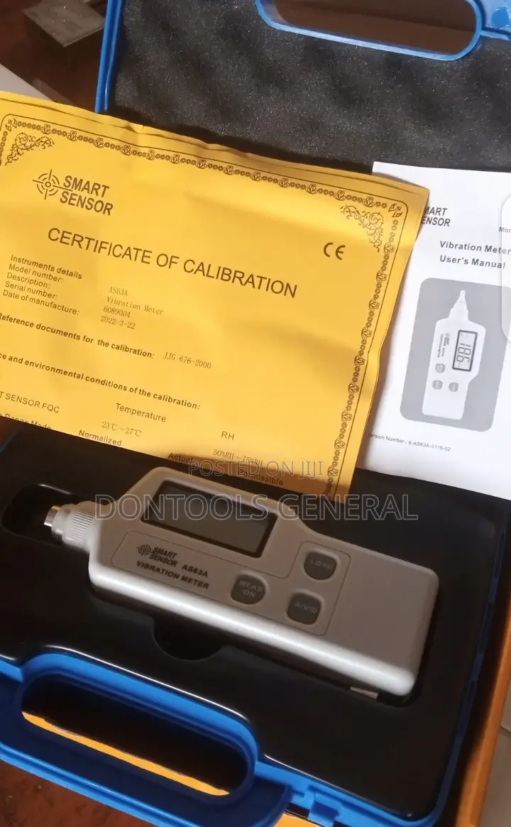 Smart Sensor As63a Digital Vibration Meter Analyzer Handheld