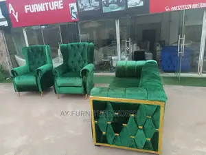 Green Set of Sofas