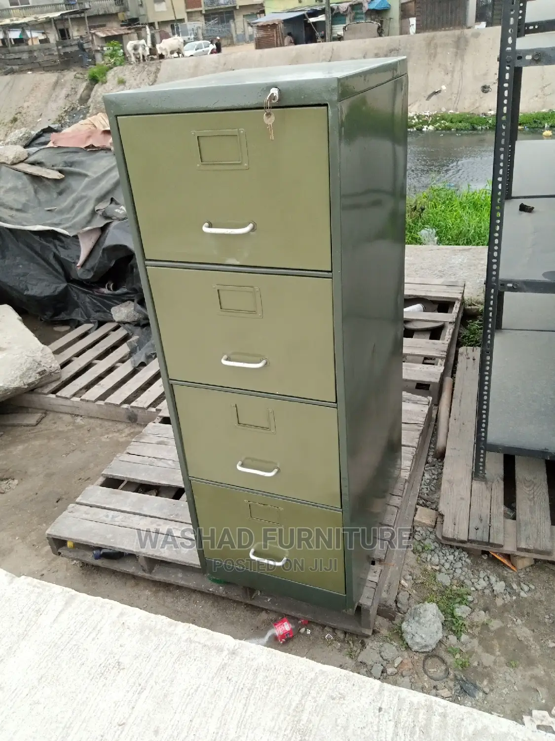 Iron Files Cabinet