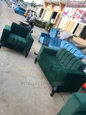 Quality 7 Seater Living Room Fabric Sofa Chair.