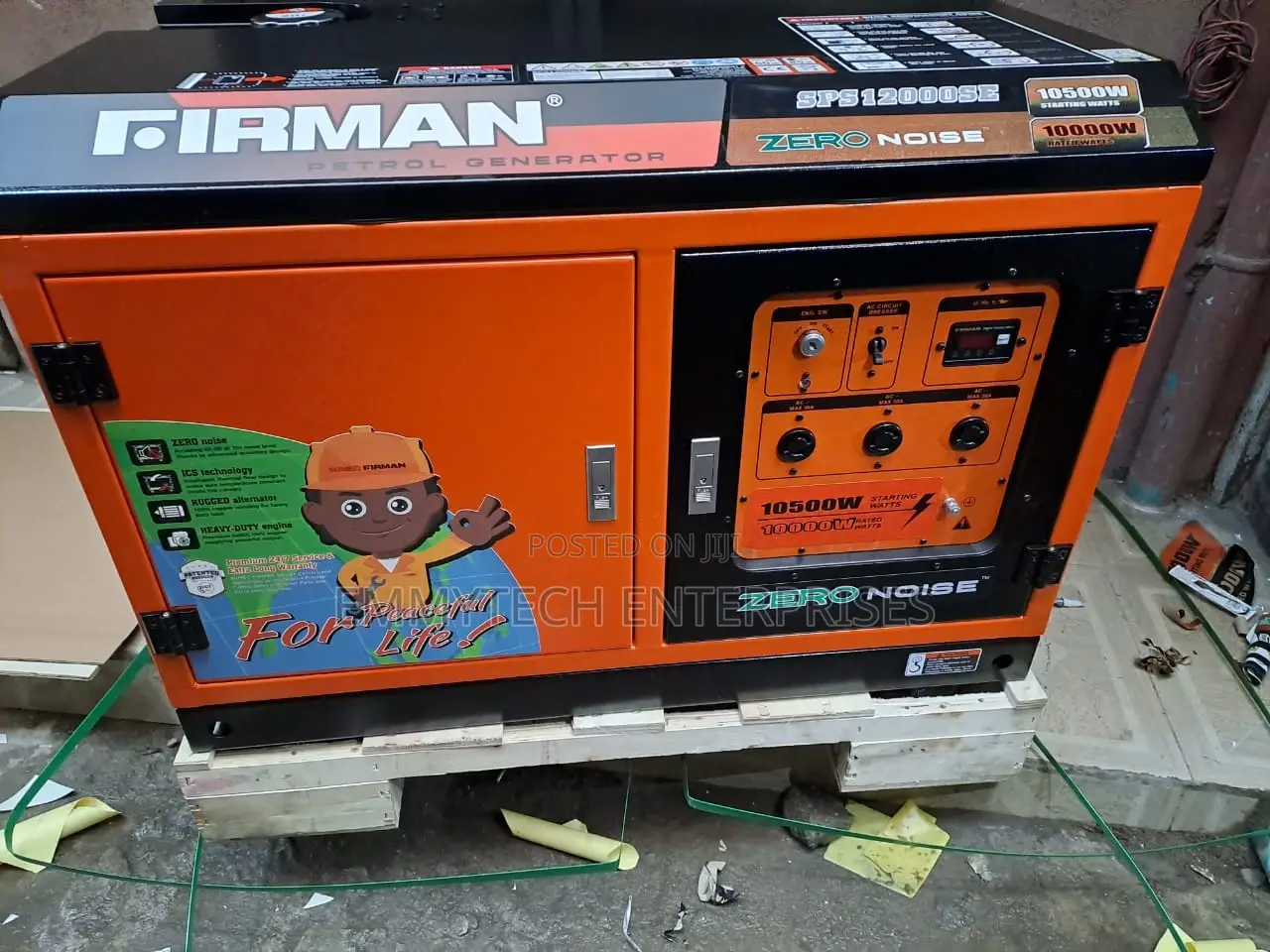 Firman Petrol Soundproof Generator 10kva Key