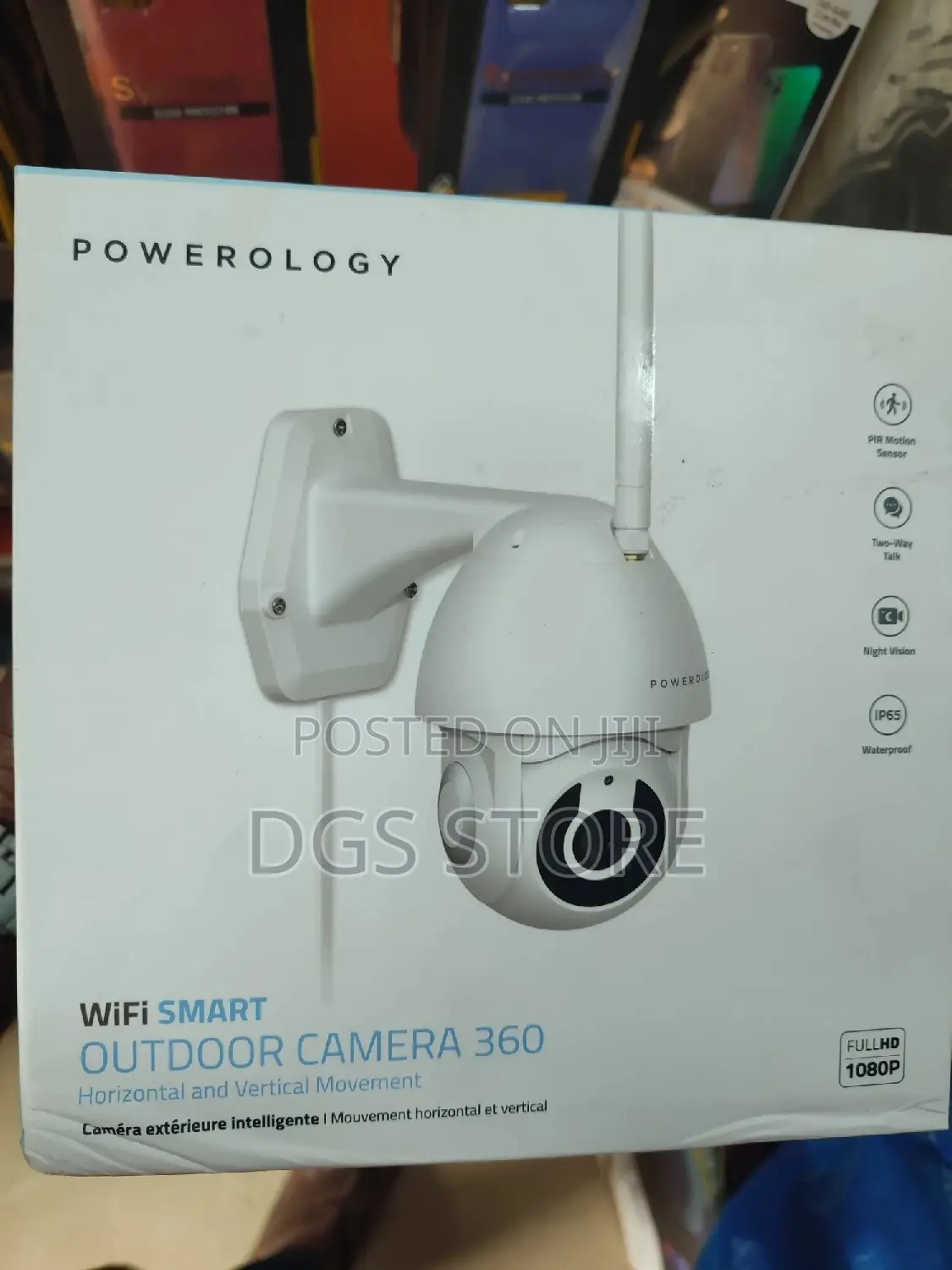 Powerology Wifi Smart Outdoor Camera 360