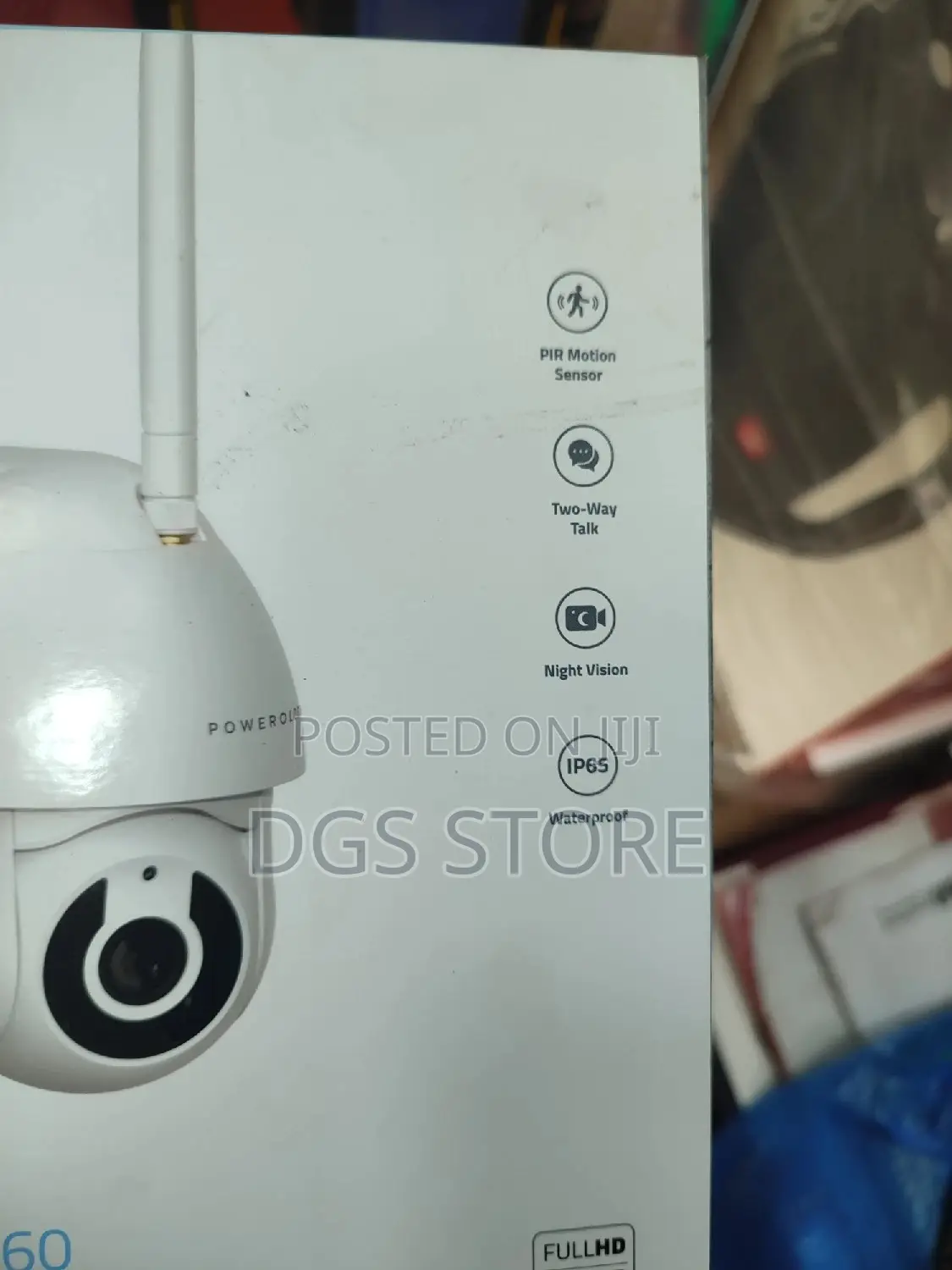 Powerology Wifi Smart Outdoor Camera 360