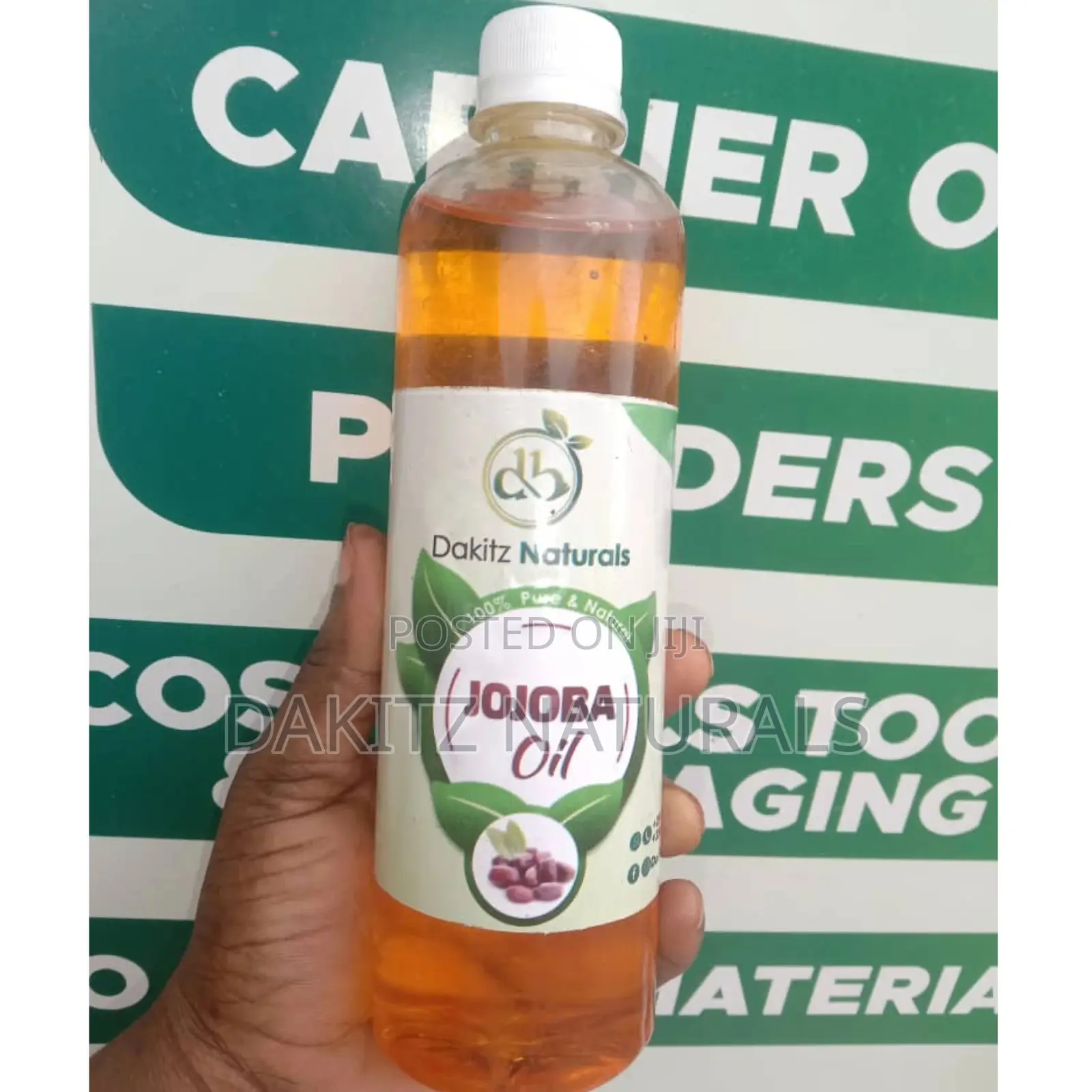 Jojoba Oil 100% Unrefined Coldpressed