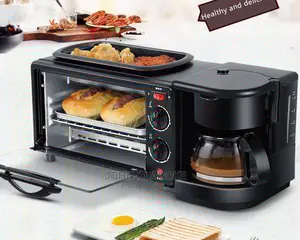 3 in 1 Breakfast Maker Oven Grill and Coffee Maker