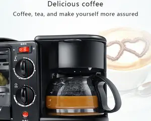 3 in 1 Breakfast Maker Oven Grill and Coffee Maker