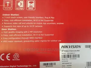 HIKVISION:DS-KIS603-P Video Intercom Villa Door Station Kit