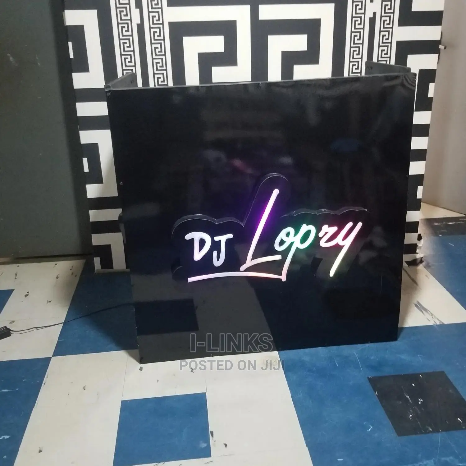 LED DJ Booth/Facade Construction