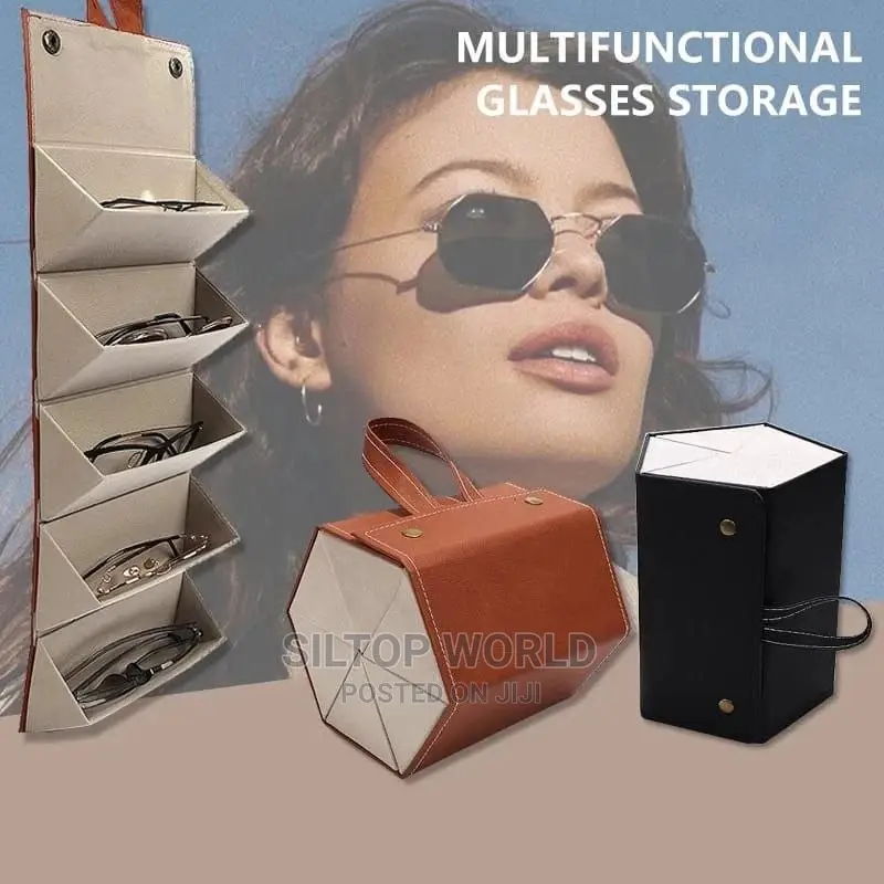 5slots Multifunction Glasses Storage