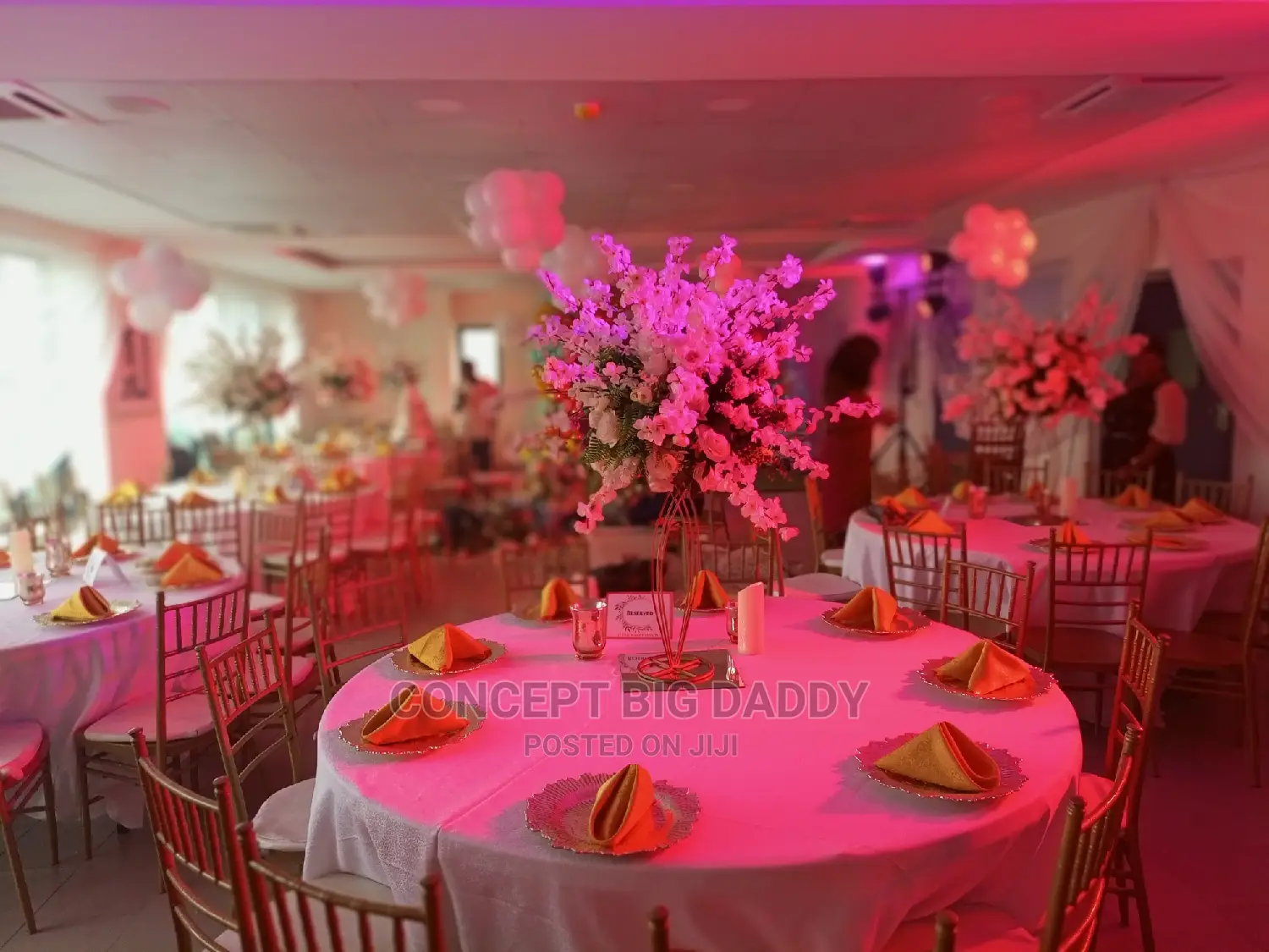 Event Decorations, Catering, Ushers, Bouncers and Event Mang